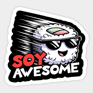 Soy Awesome Maki Sushi Roll Sticker